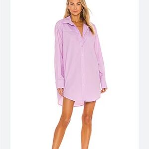 Camila Coelho Button-Up Shirt Dress